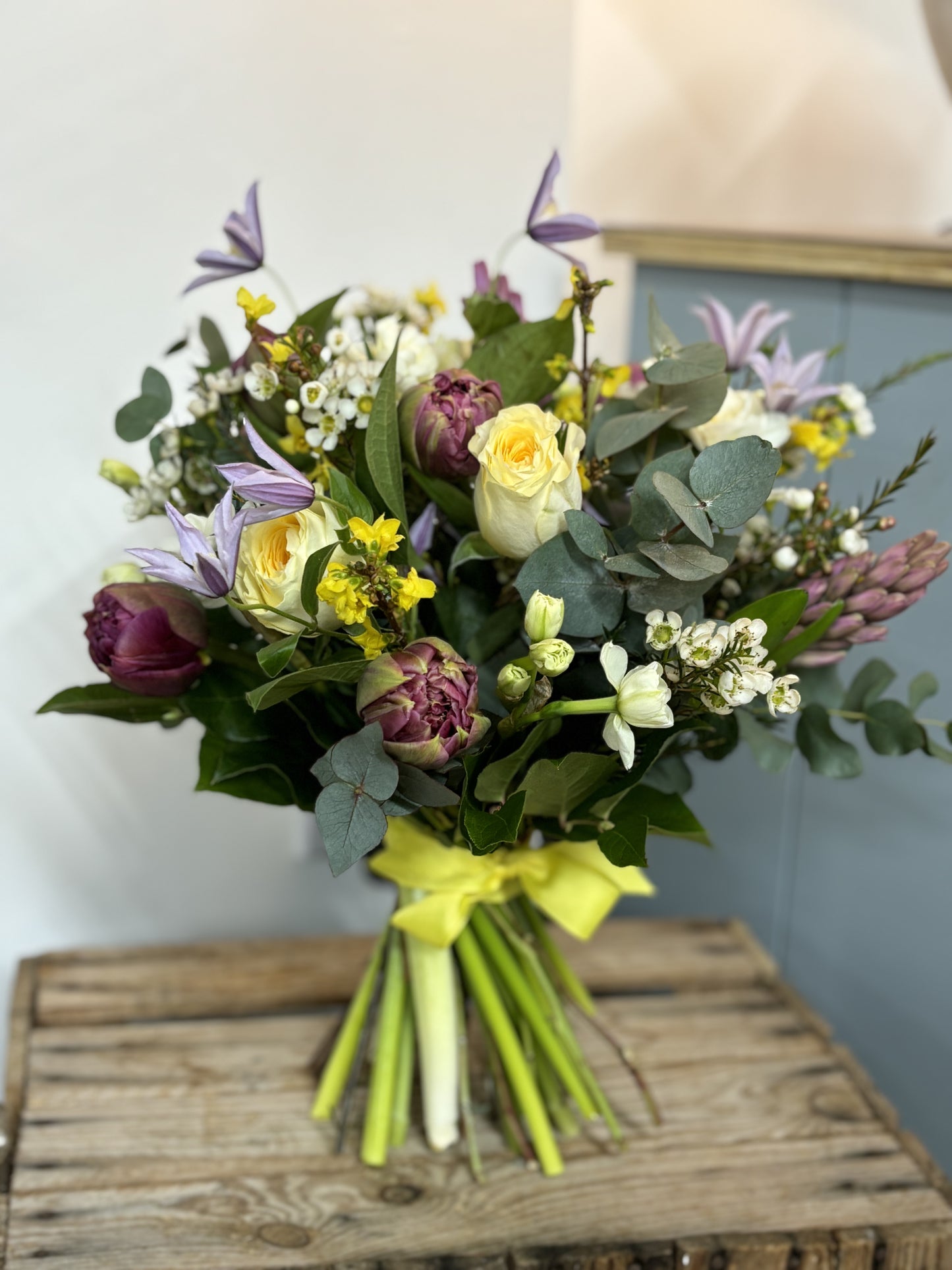 The Seasonal Splendor hand tied flower wrap