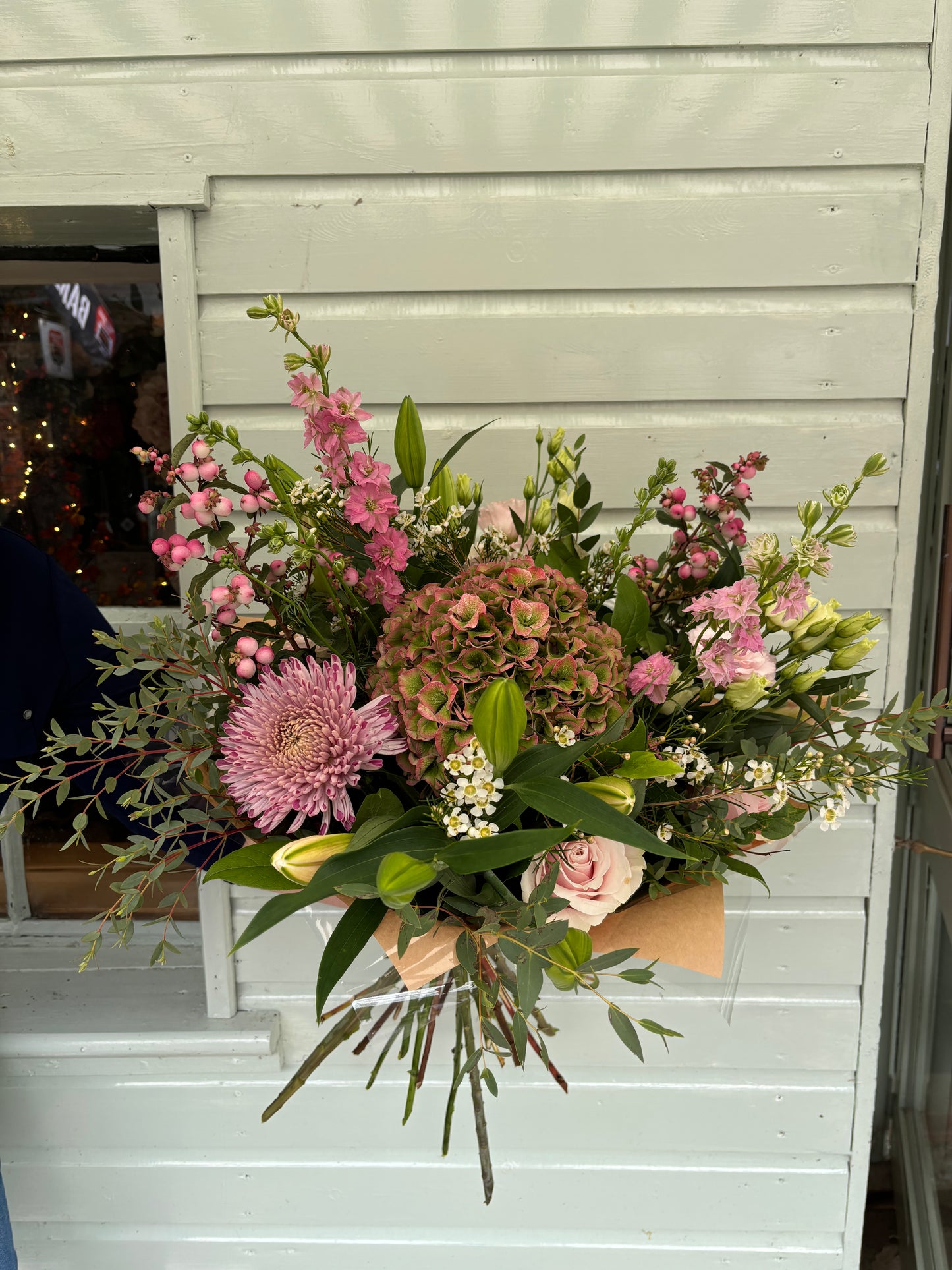 The Seasonal Splendor hand tied flower wrap