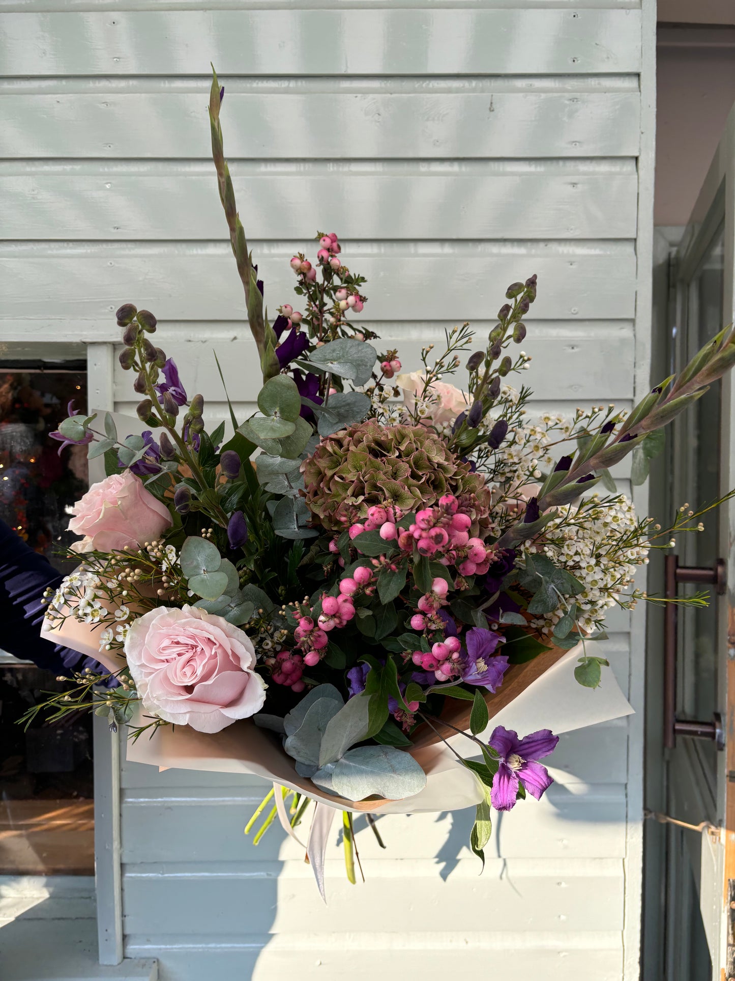 The Seasonal Splendor hand tied flower wrap