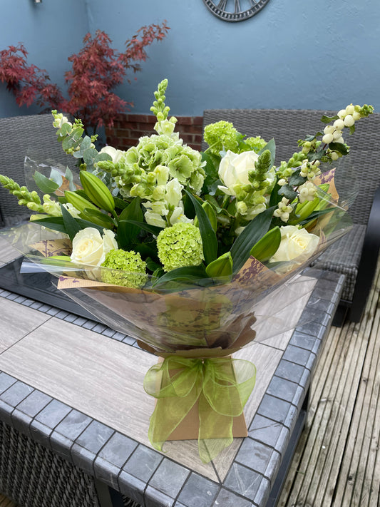 The Seasonal Splendor Bouquet in Water